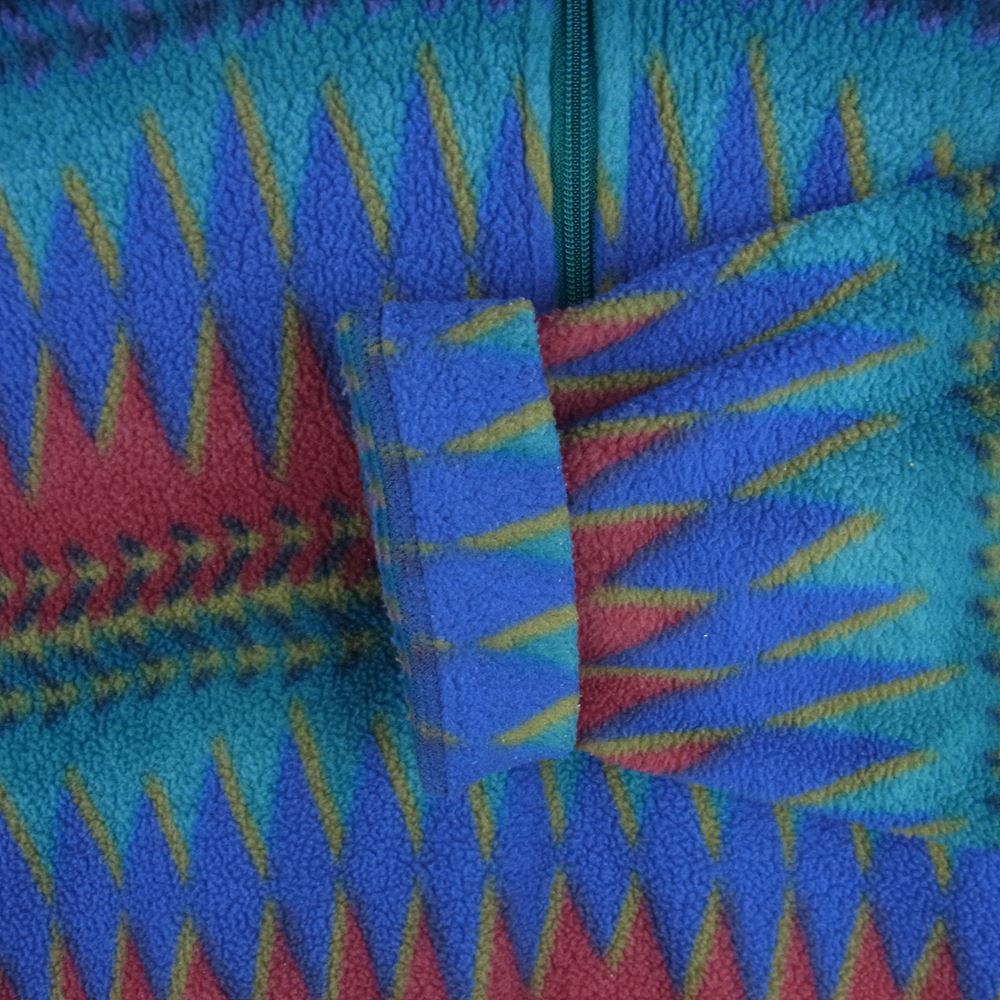 patagonia パタゴニア 96AW 25225 90s FLEECE PULLOVER CINCHILLA JACKET フリース プルオーバー シンチラ ジャケット マルチカラー系 M【中古】