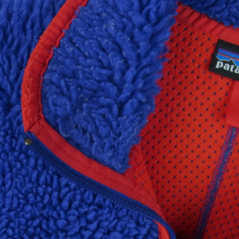 patagonia パタゴニア 00AW 23024 00s CLASSIC RETRO CARDIGAN クラシック レトロ カーディガン フリース ジャケット ブルー系 レッド系 M【中古】