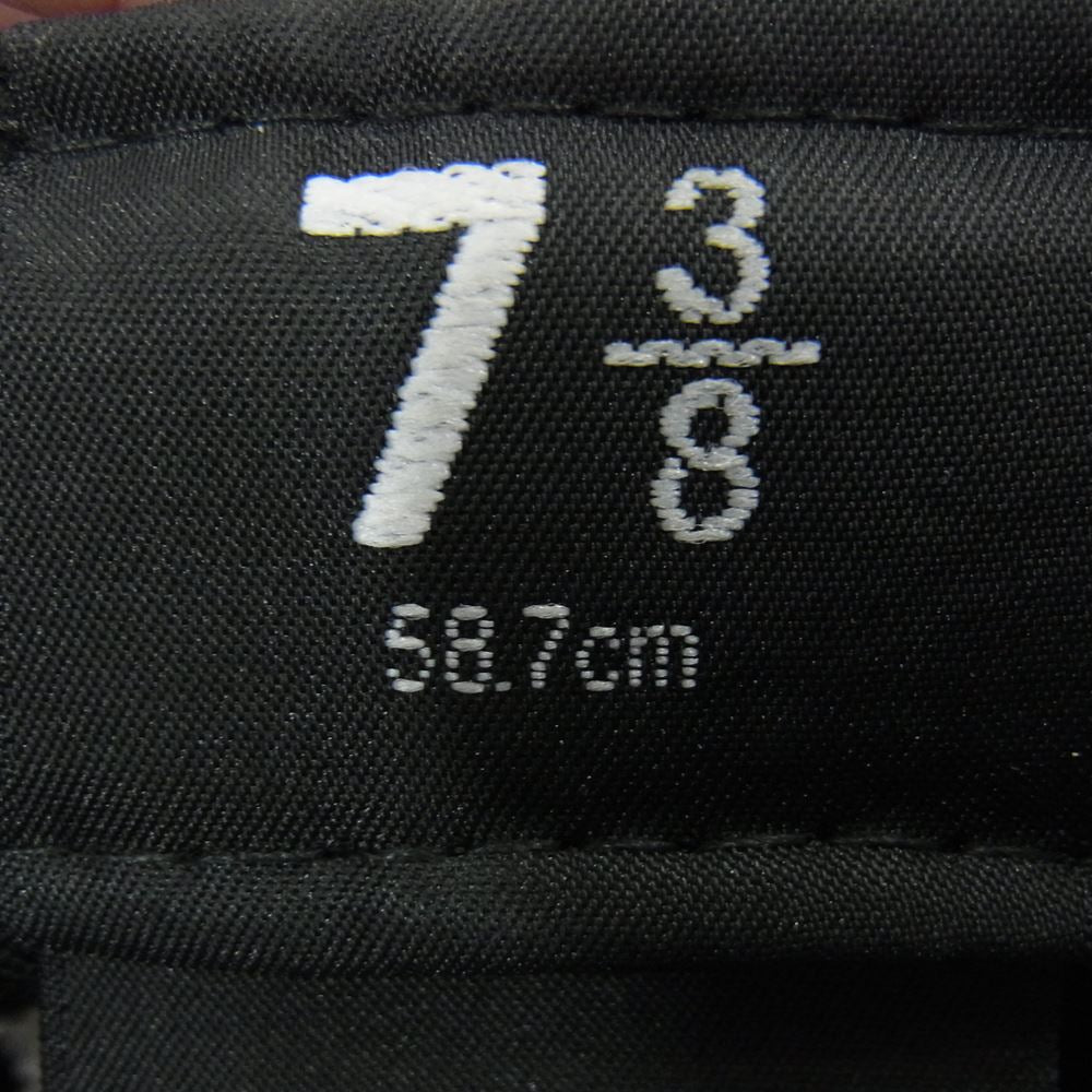 Supreme シュプリーム 19SS Text Stripe New Era テキスト ストライプ ニューエラ ベースボール キャップ ブラック系 7 3/8【中古】