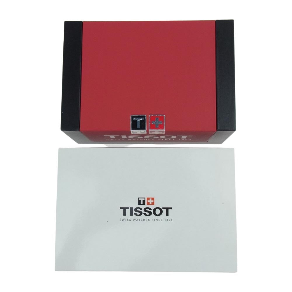 TISSOT ティソ スイス時計 Z181 SS バナナウォッチ レクタンギュラー クォーツ ウォッチ 腕時計 ブラック系 ゴールド系【美品】【中古】