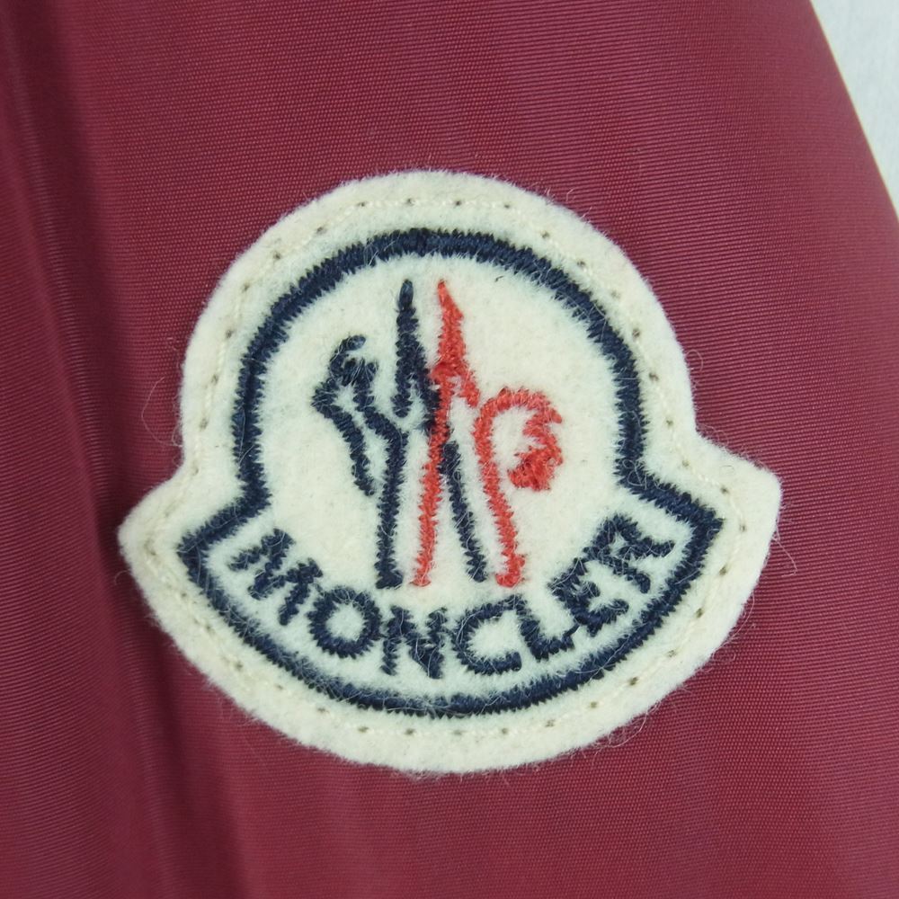 MONCLER モンクレール 116347 PHALENE ファレーヌ ダウン コート ジャケット ルーマニア製 赤紫系 1【美品】【中古】