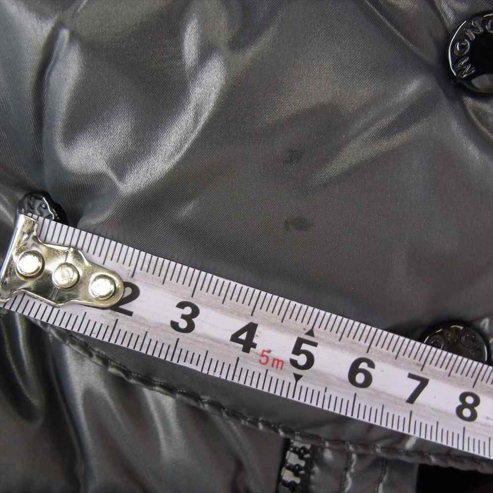 MONCLER モンクレール BADY バディ 着脱可能フード付き ダウンジャケット グレー系 TG2【中古】