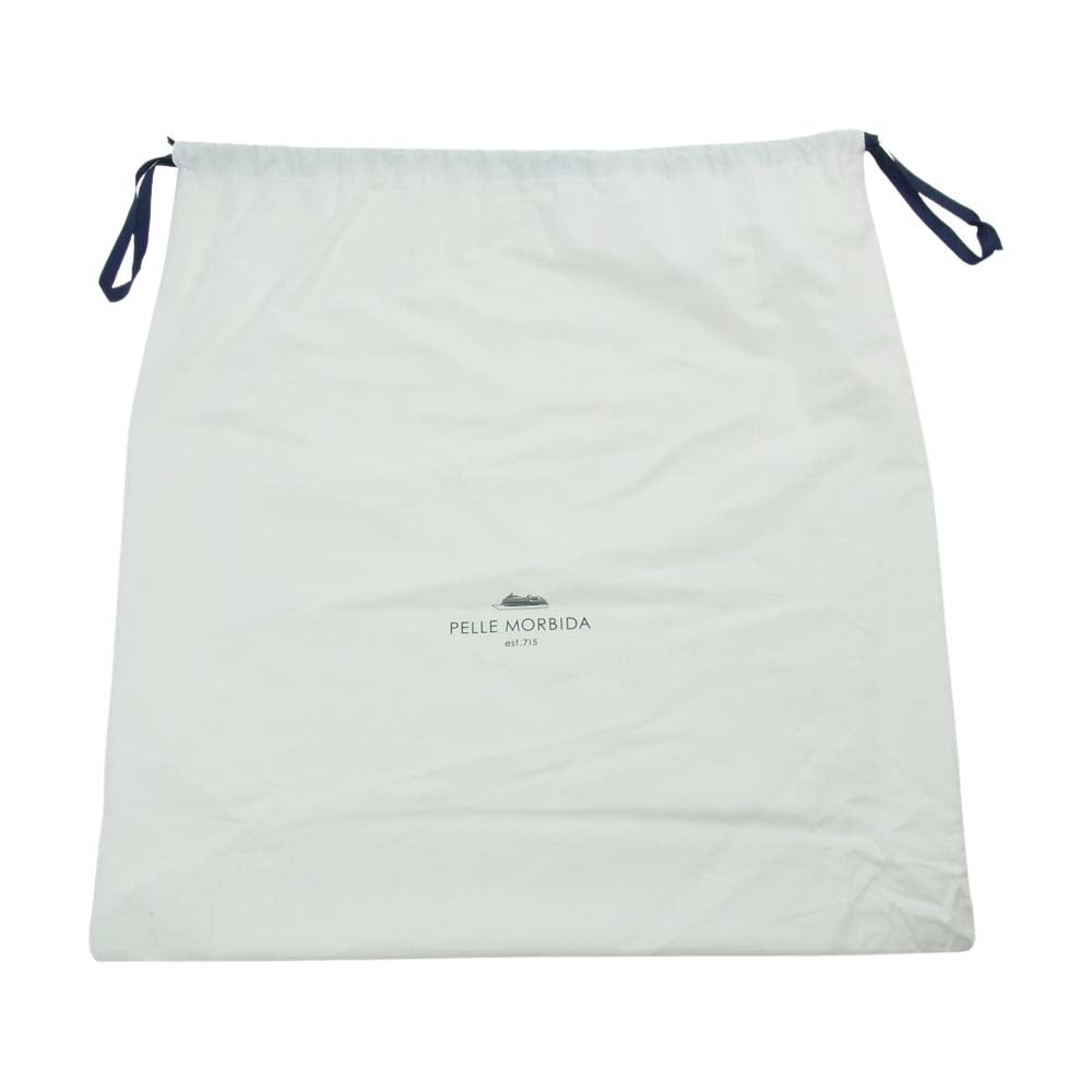 PELLE MORBIDA ペッレモルビダ PMO-CA113 Capitano キャピターノ パスケース&ホイッスル ビジネス トートバック ネイビー ダークブラウン ネイビー系【新古品】【未使用】【中古】