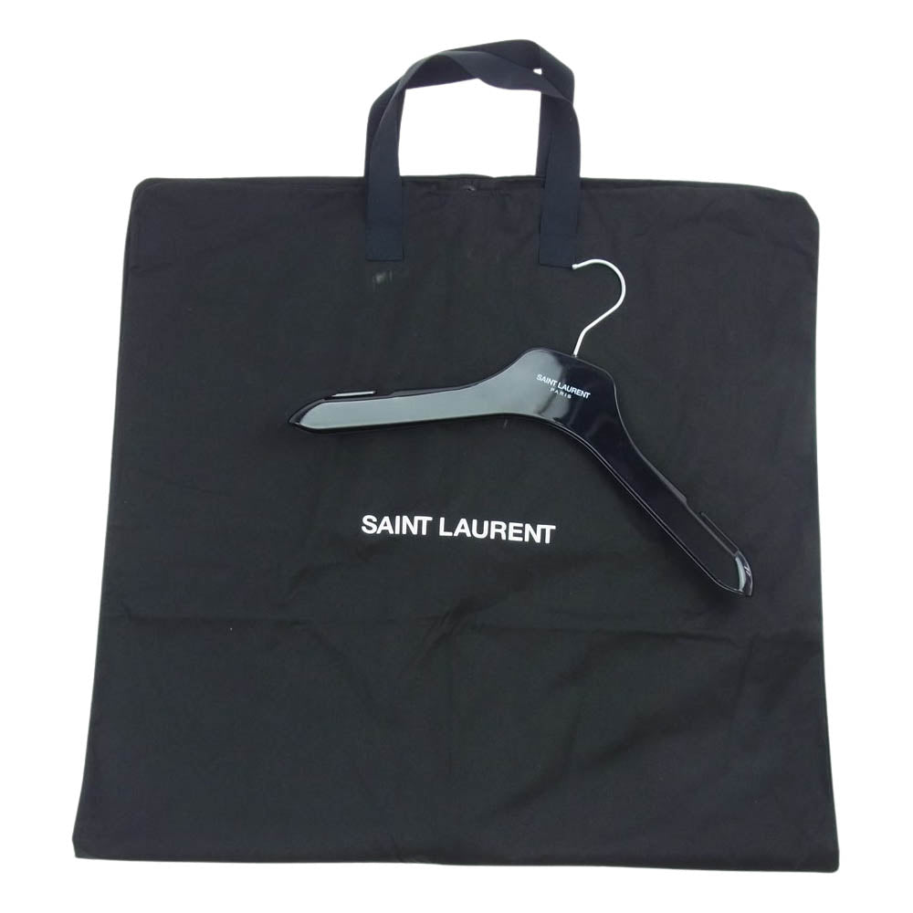 SAINT LAURENT サンローラン 484204 Y5YA2 国内正規品 L01 クラシック モーターサイクル レザー ダブルライダース ジャケット ブラック系 46【中古】