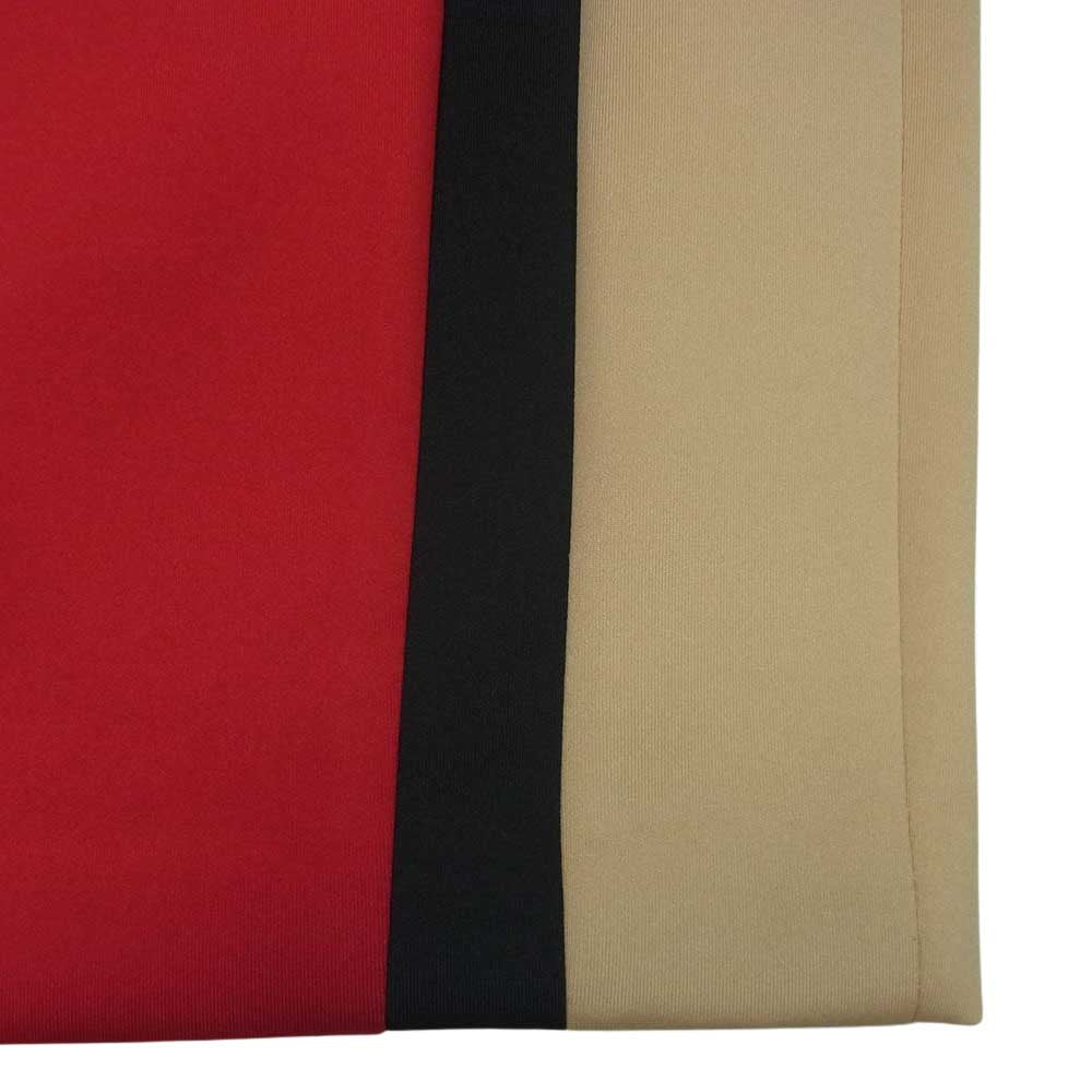 カルバンクライン ノースリーブ カラーブロック ドレス ワンピース レッド系 ピンク系 ベージュ系 8【美品】【中古】