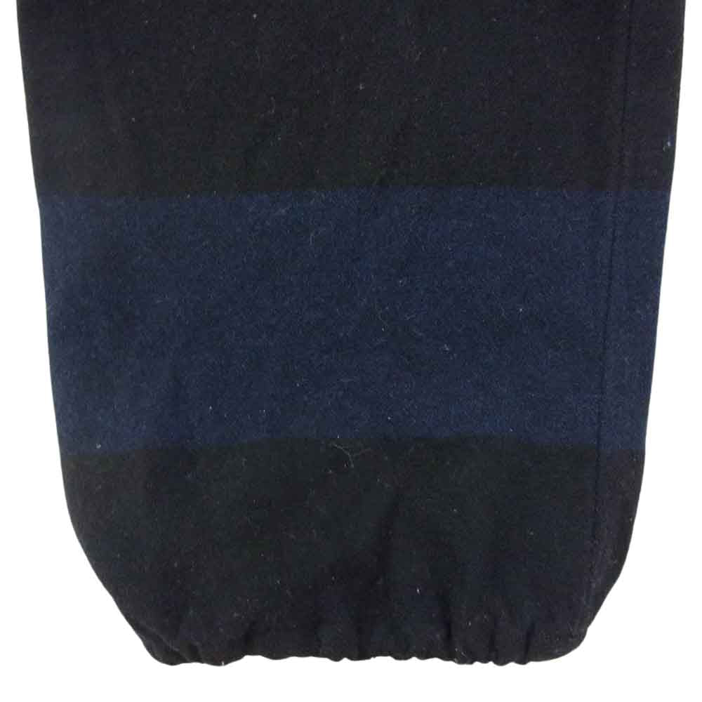 Engineered Garments エンジニアードガーメンツ ウール ボーダー イージー パンツ ネイビー系 S【中古】