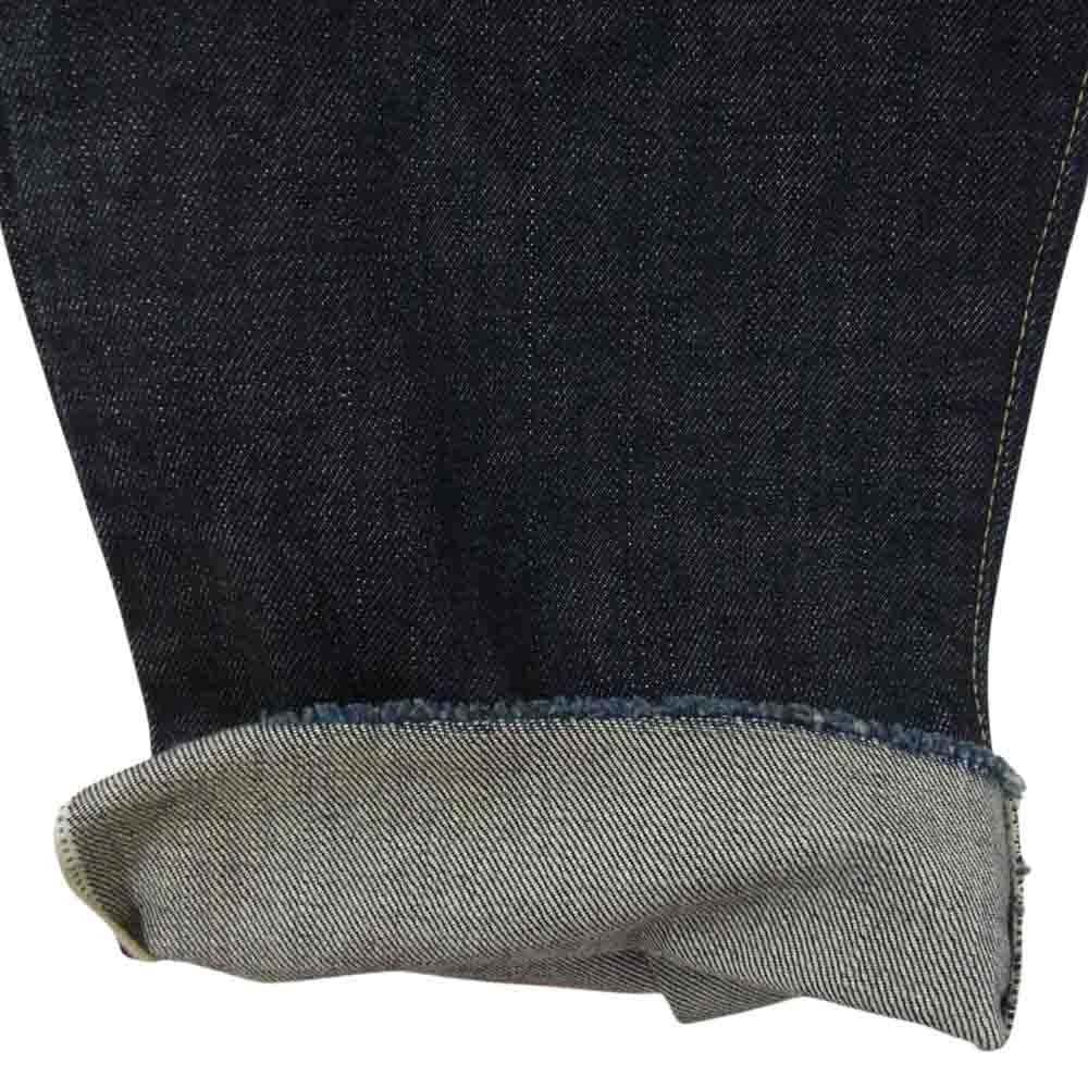 VISVIM ビズビム 0121405005003 22SS SS JOURNEYMAN PANTS TACKED ジャーニーマン タック 裾ダメージ加工 デニム パンツ インディゴブルー系 2【極上美品】【中古】