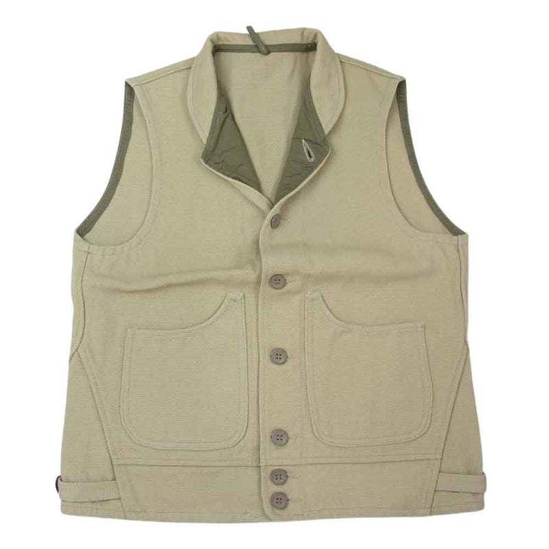 JELADO ジェラード John Gluckow ジョングラッコー Trailblazer Surveyors Vest トレイルブレイザー サー  ベイヤーズ ベスト ベージュ系 M【中古】