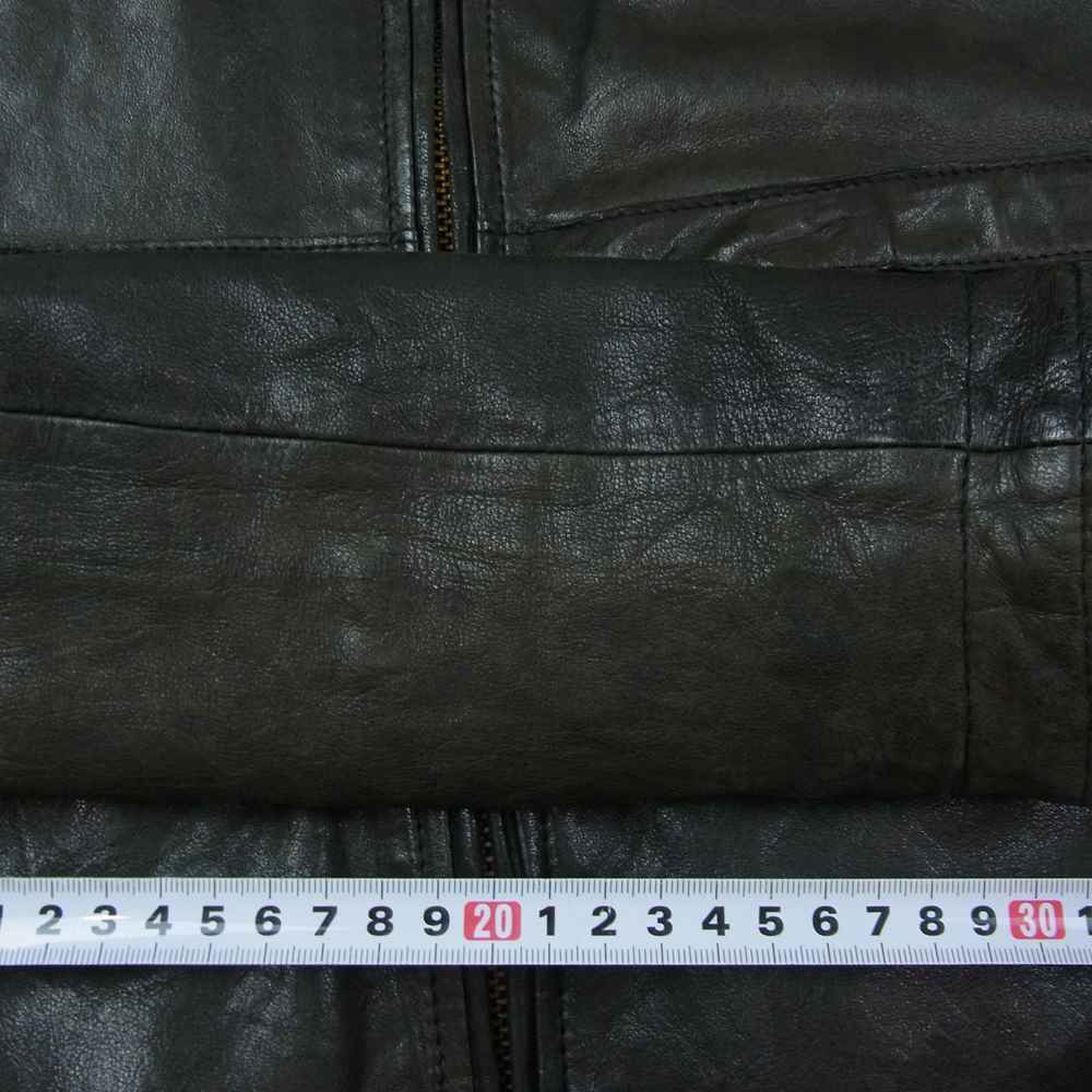 HYSTERIC GLAMOUR ヒステリックグラマー 4LB-1552 シングルライダース レザージャケット ダークブラウン系 M【中古】