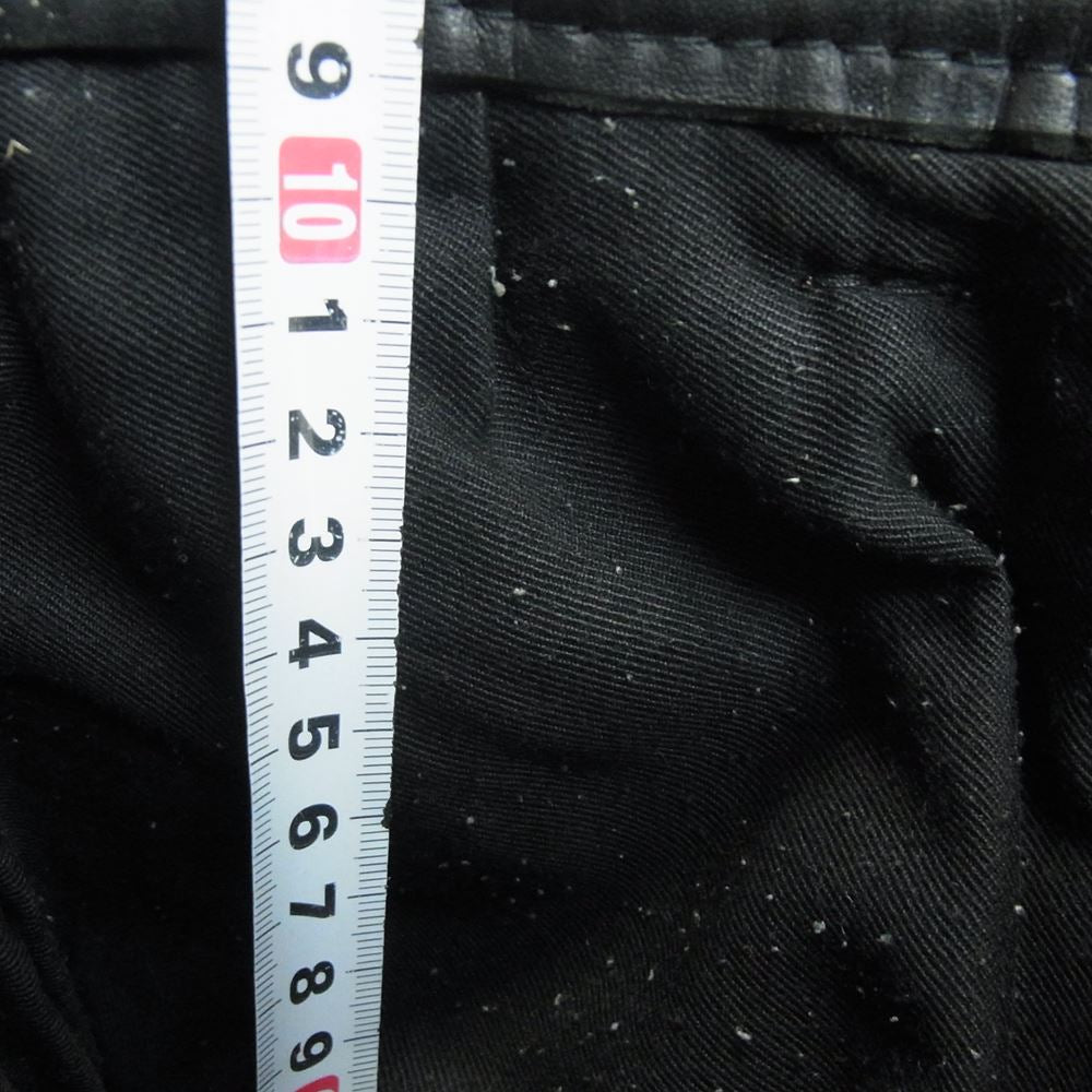 AERO LEATHER エアロレザー ステアハイド レザー パンツ ブラック系 32【中古】