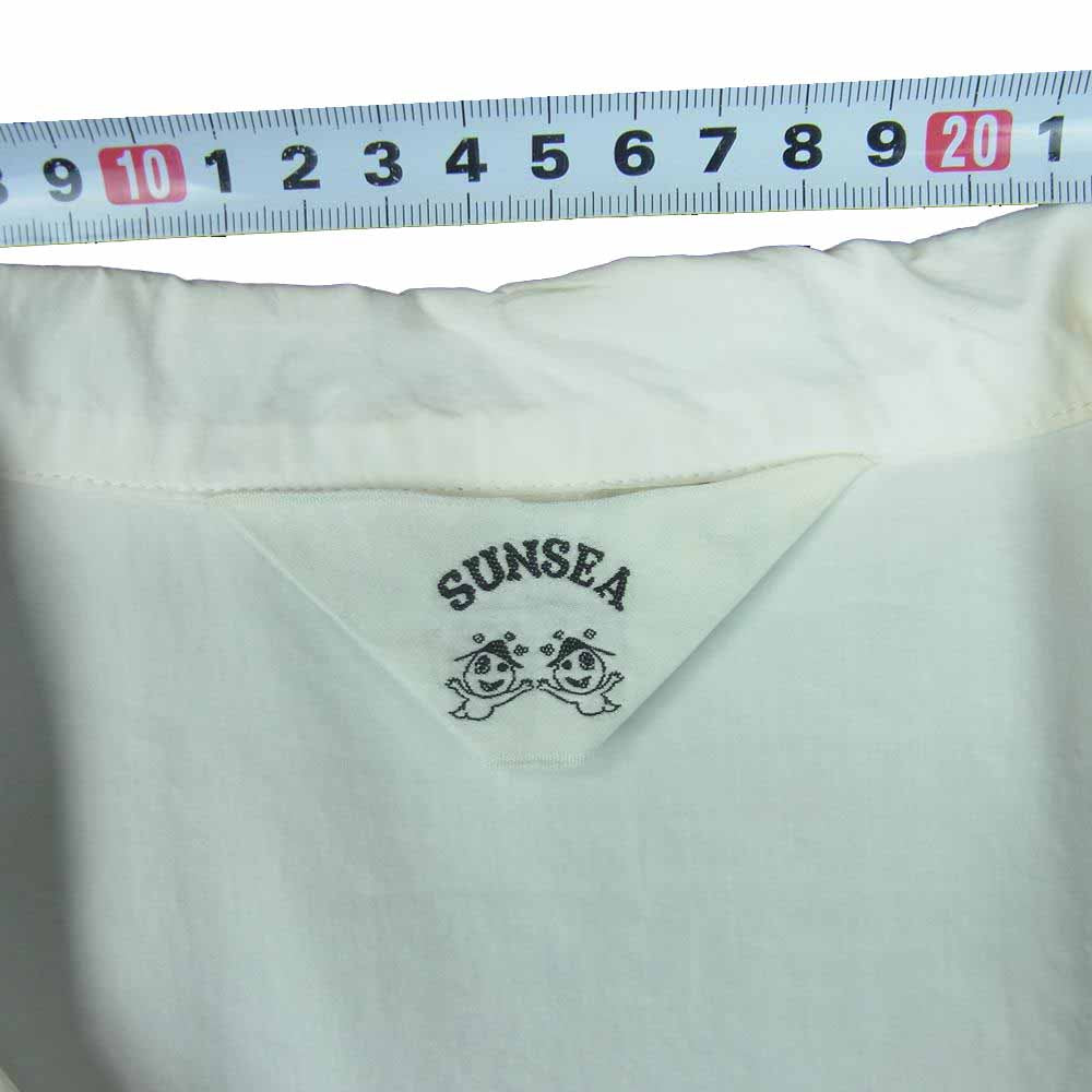 SUNSEA サンシー 15SS SNS-15S14 Fried Shrimp Shirt オープンカラー 半袖 シャツ ホワイト系 2【中古】