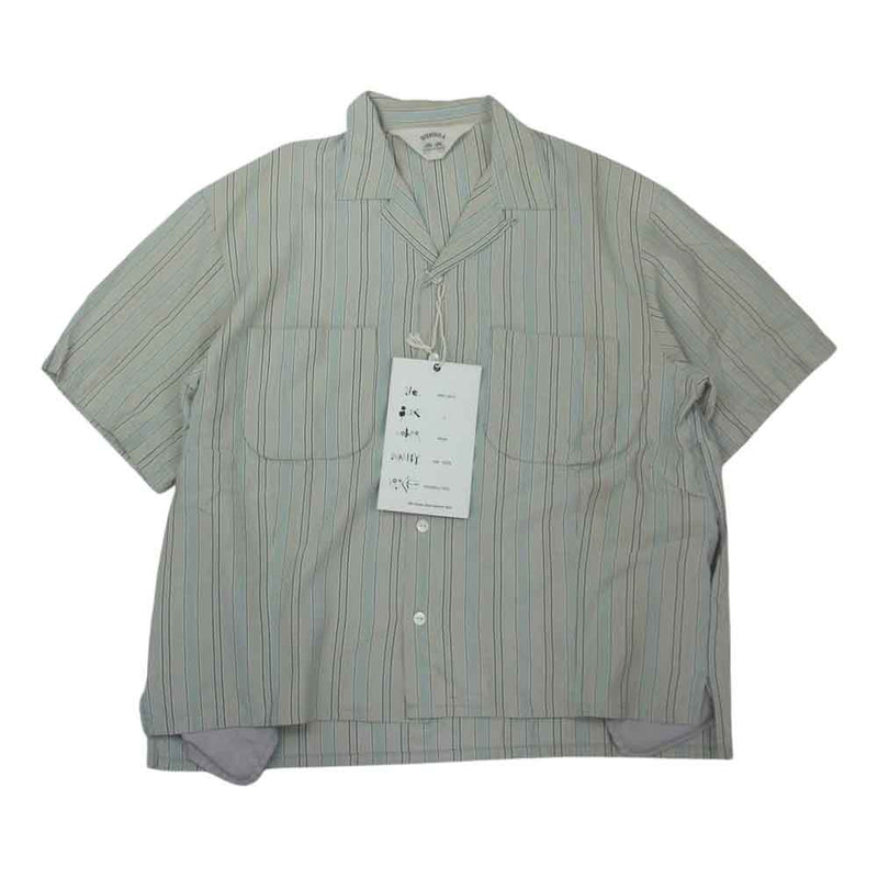 SUNSEAサンシー Cave Shirt シルク100%オープンカラーケイブシャツ【2】【MSHA71423】