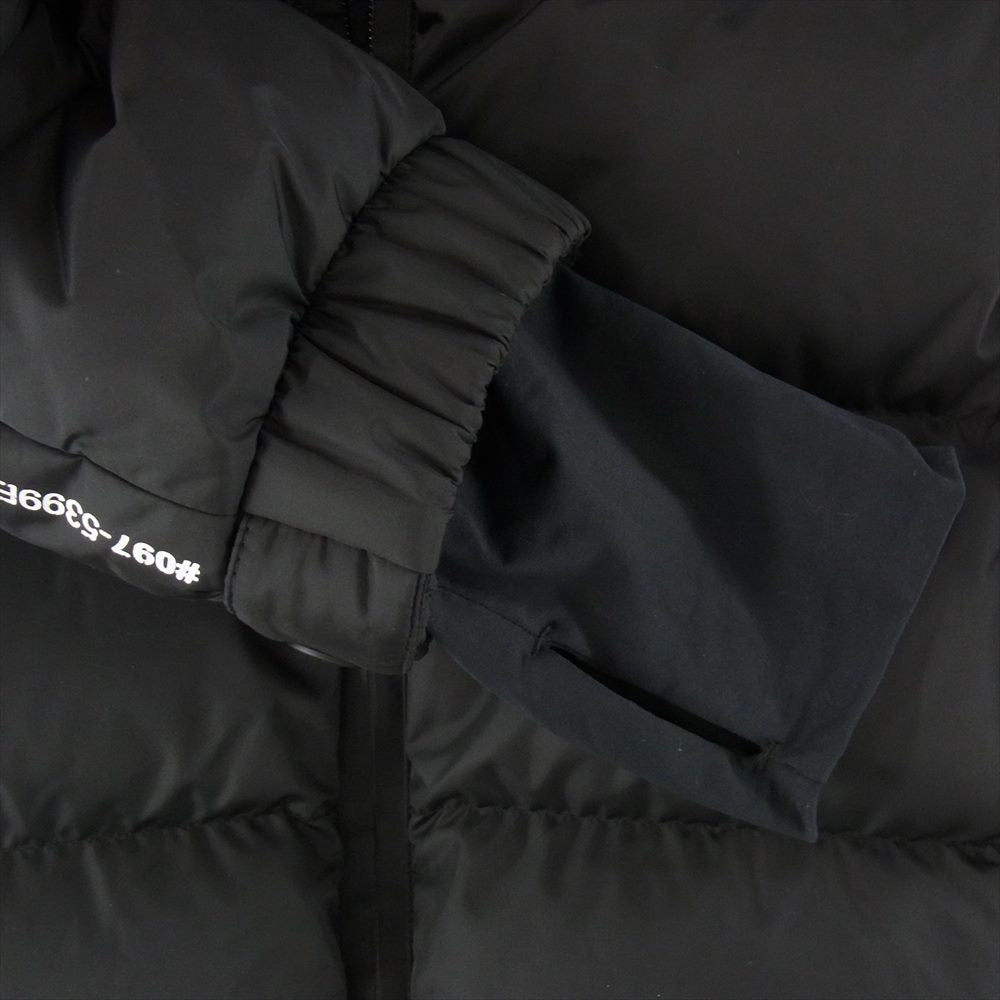 MONCLER モンクレール E20974188405 国内正規品 GRENOBLE ISORNO イゾルノ バックロゴ プリント ダウンジャケット ブラック系 TG2【中古】