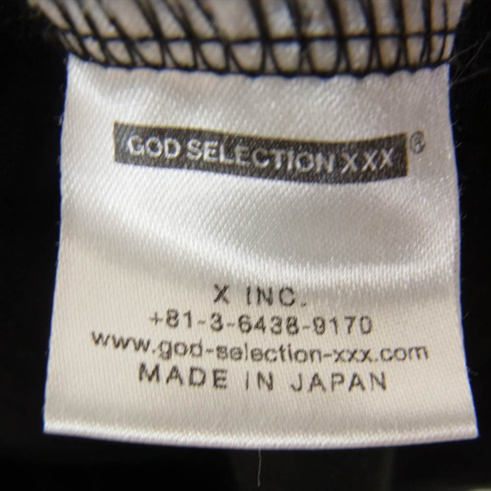 GOD SELECTION XXX ゴッドセレクション SANTA CRUZ サンタクルーズ ロゴ Tシャツ ブラック系 L【中古】