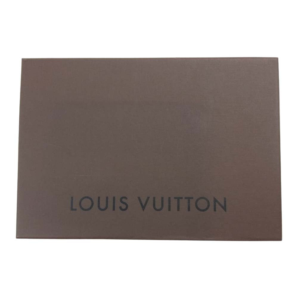 LOUIS VUITTON ルイ・ヴィトン M74199 ダミエ エシャルププティ 総柄 ロゴ マフラー ウール ダークブラウン系【極上美品】【中古】