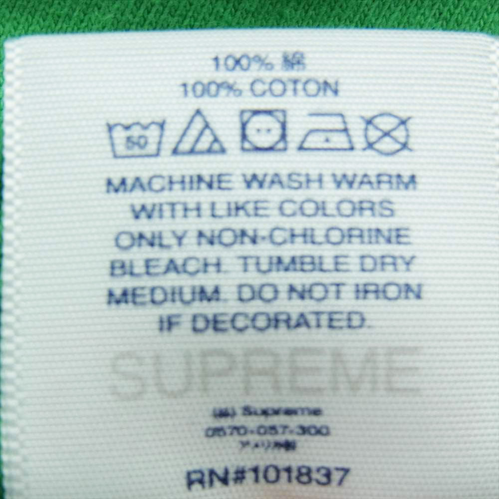 Supreme シュプリーム 21AW Rick Rubin Tee ライトグリーン系 XL【中古】