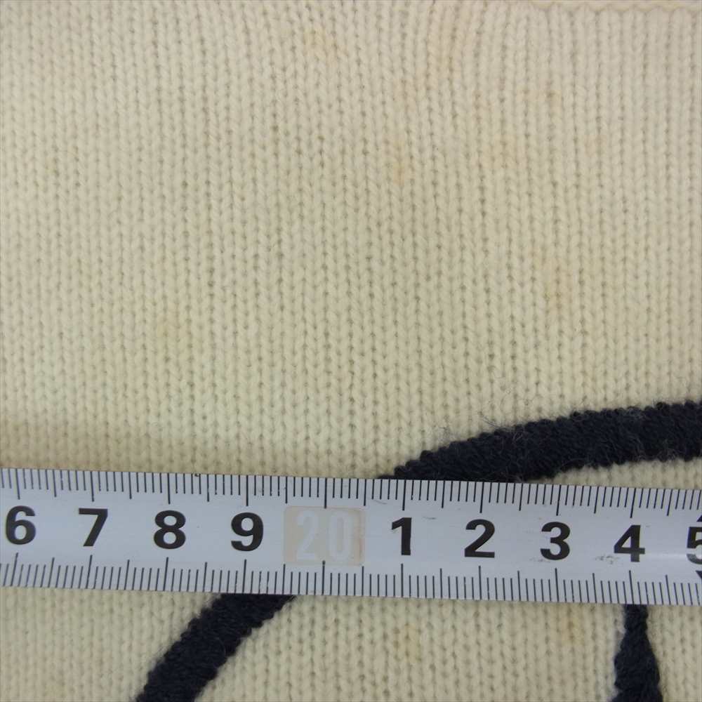 MONCLER モンクレール MAGLIONE TRICOT GIROCOLLO ニット ウール カシミヤ オフホワイト系 S【中古】