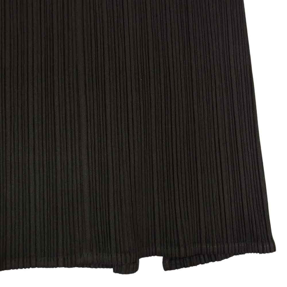 PLEATS PLEASE プリーツプリーズ イッセイミヤケ PP33-JG446 プリーツ加工 ロング プリーツスカート ダークブラウン ダークブラウン系 2【中古】