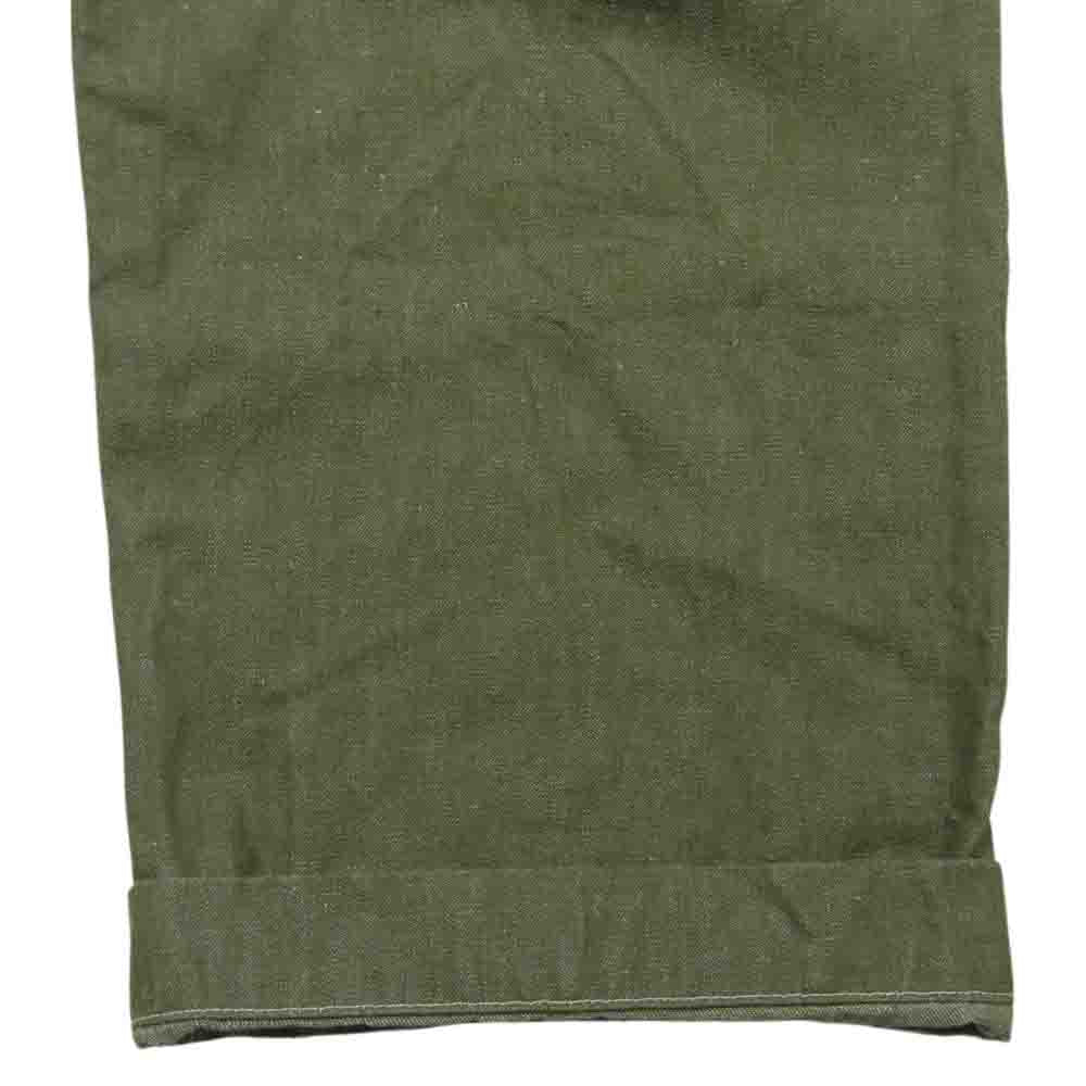 Nigel Cabourn ナイジェルケーボン 8038-00-50004 2 PLEATS WIDE PANT ブリーツ ワイド パンツ カーキ系【中古】