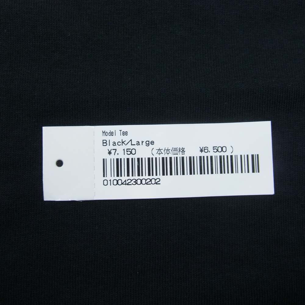 Supreme シュプリーム 22SS model tee モデル Tシャツ BLACK ブラック系 L【新古品】【未使用】【中古】