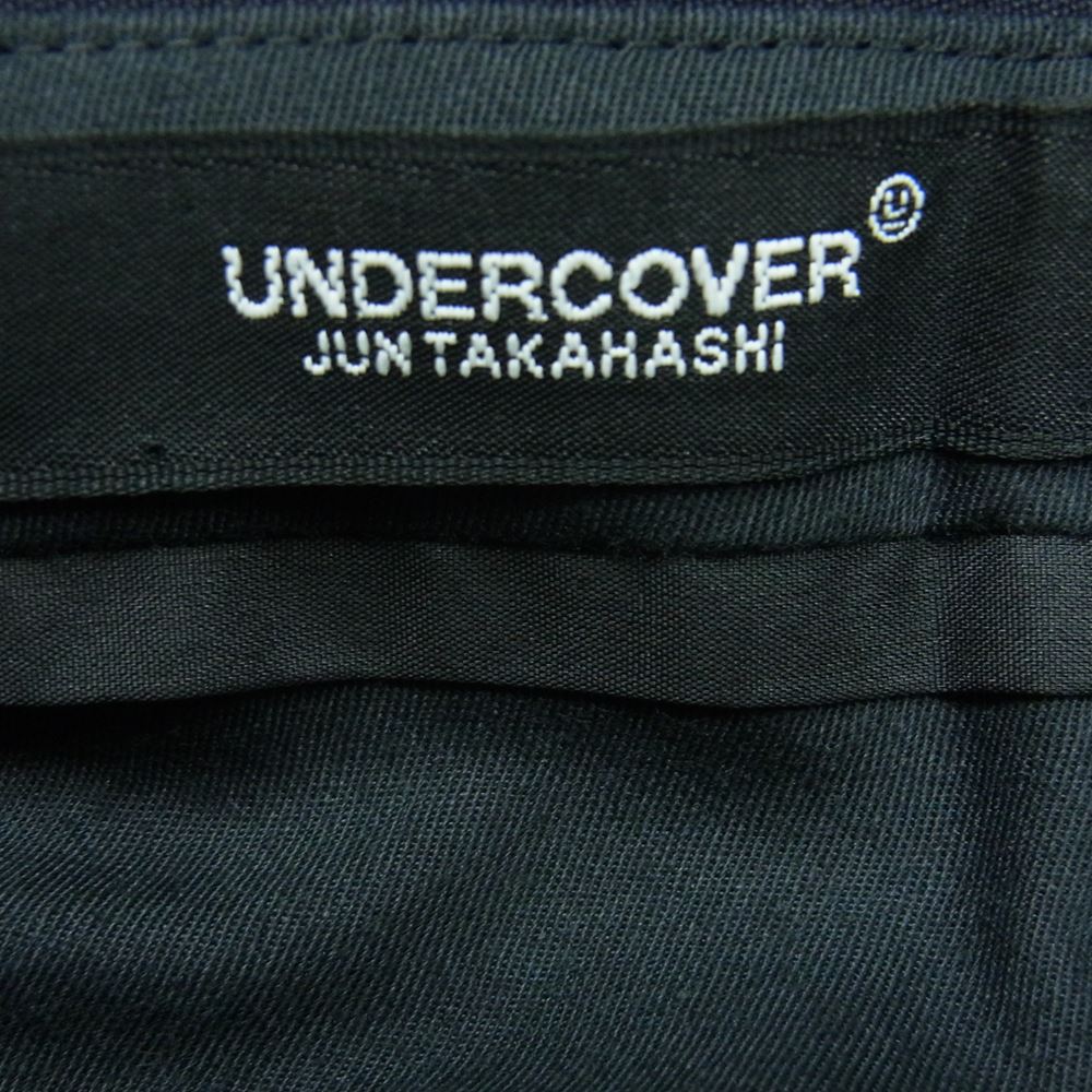UNDERCOVER アンダーカバー UC2B4504 後ろ裾 ZIP スリム スラックス パンツ ブラック系 3【新古品】【未使用】【中古】
