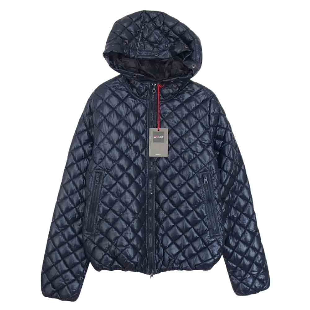 DUVETICA ダウンジャケット サイズ40 ネイビー 中古・古着通販】DUVETICA (デュベティカ) ダウンジャケット ネイビー