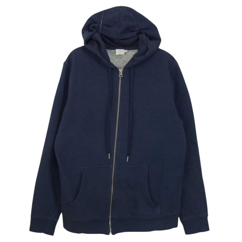 サンスペルSUNSPEL ネイビー ジッパー付き ジャンパー