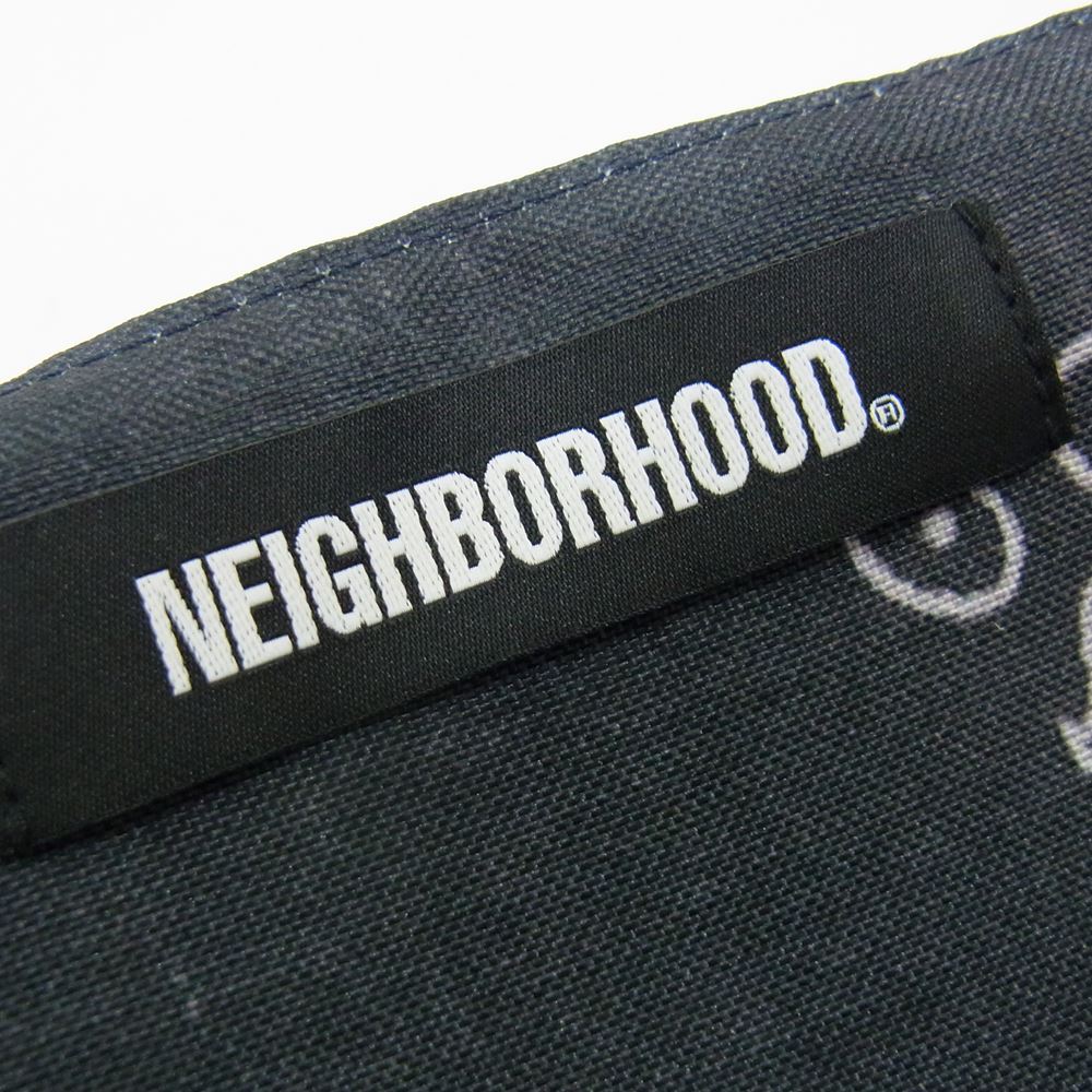 NEIGHBORHOOD ネイバーフッド 21AW 212TQNH-CG08 BANDANA CHOPPED SACOCHE バンダナ チョップド サコッシュ ショルダー バッグ グレー系 ネイビー系【中古】