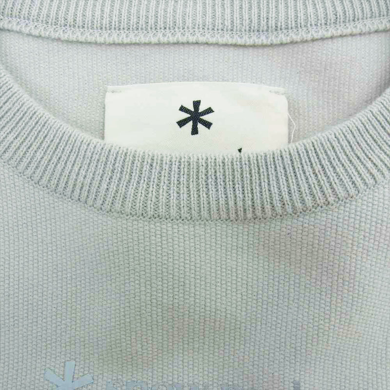 snowpeak ウィンダンシー Tシャツ ライトグレーTシャツ/カットソー(半袖/袖なし)