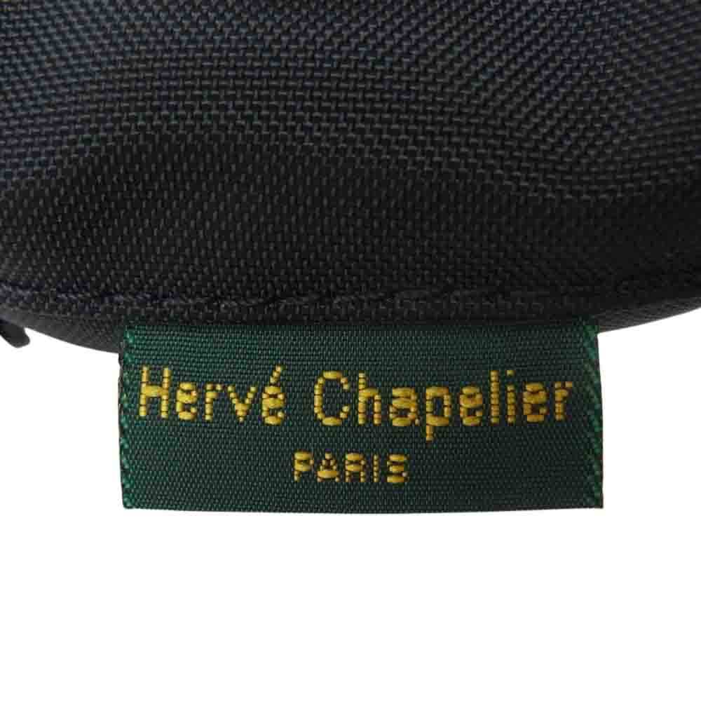 Herve Chapelier エルベ・シャプリエ 2885N 斜め掛け 舟形 ショルダーバッグ S ブラック系【中古】