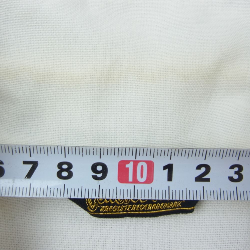 TENDERLOIN テンダーロイン T-BOWLS SHT ボウリング 刺繍ロゴ 半袖 シャツ ブラック刺繍 オフホワイト系 M【中古】