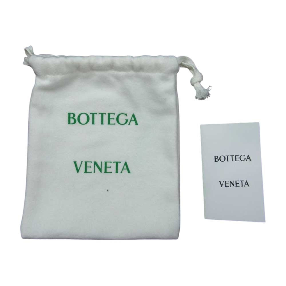 BOTTEGAVENETA ボッテガヴェネタ マキシ イントレチャート レザー 二つ折り 財布 ウォレット ブラック系【中古】