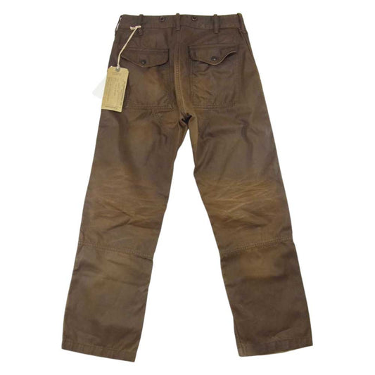 RRL ダブルアールエル 国内正規品 FIELD CHINO フィールドチノ コーティング加工チノ パンツ ブラウン系 28×30【新古品】【未使用】【中古】