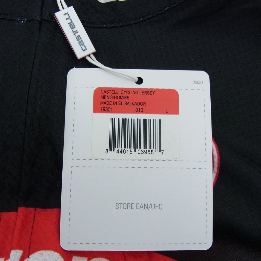 Supreme シュプリーム 19SS Castelli Cycling Jersey カステリ サイクリング 半袖 ジャージ ブラック系【新古品】【未使用】【中古】