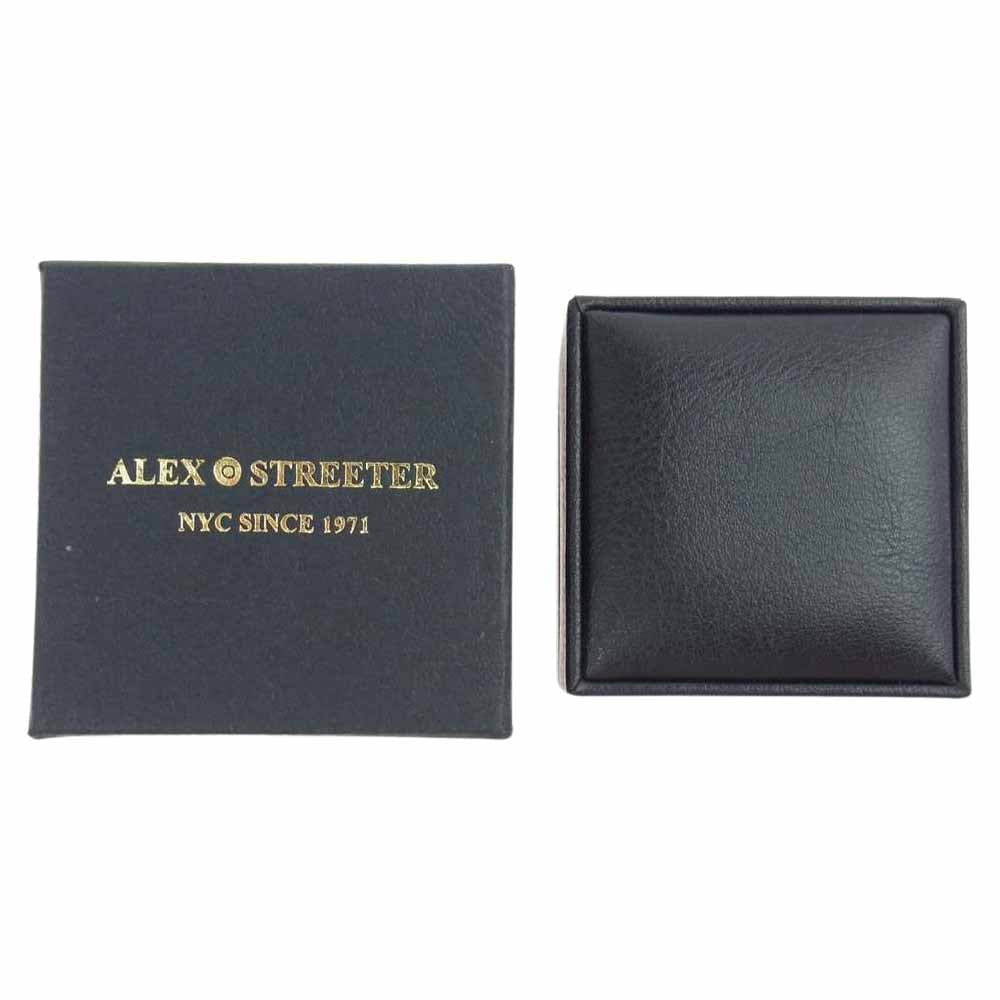 ALEX STREETER アレックスストリーター 30周年 ブロンズ台座 エンジェルハートリング ブラック ブラック系 ゴールド系 14~14.5号【中古】
