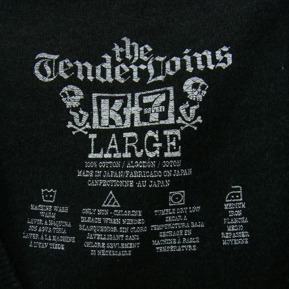 TENDERLOIN テンダーロイン T-TEE GOD BLESS ゴッド ブレス Tシャツ ブラック系 L【中古】