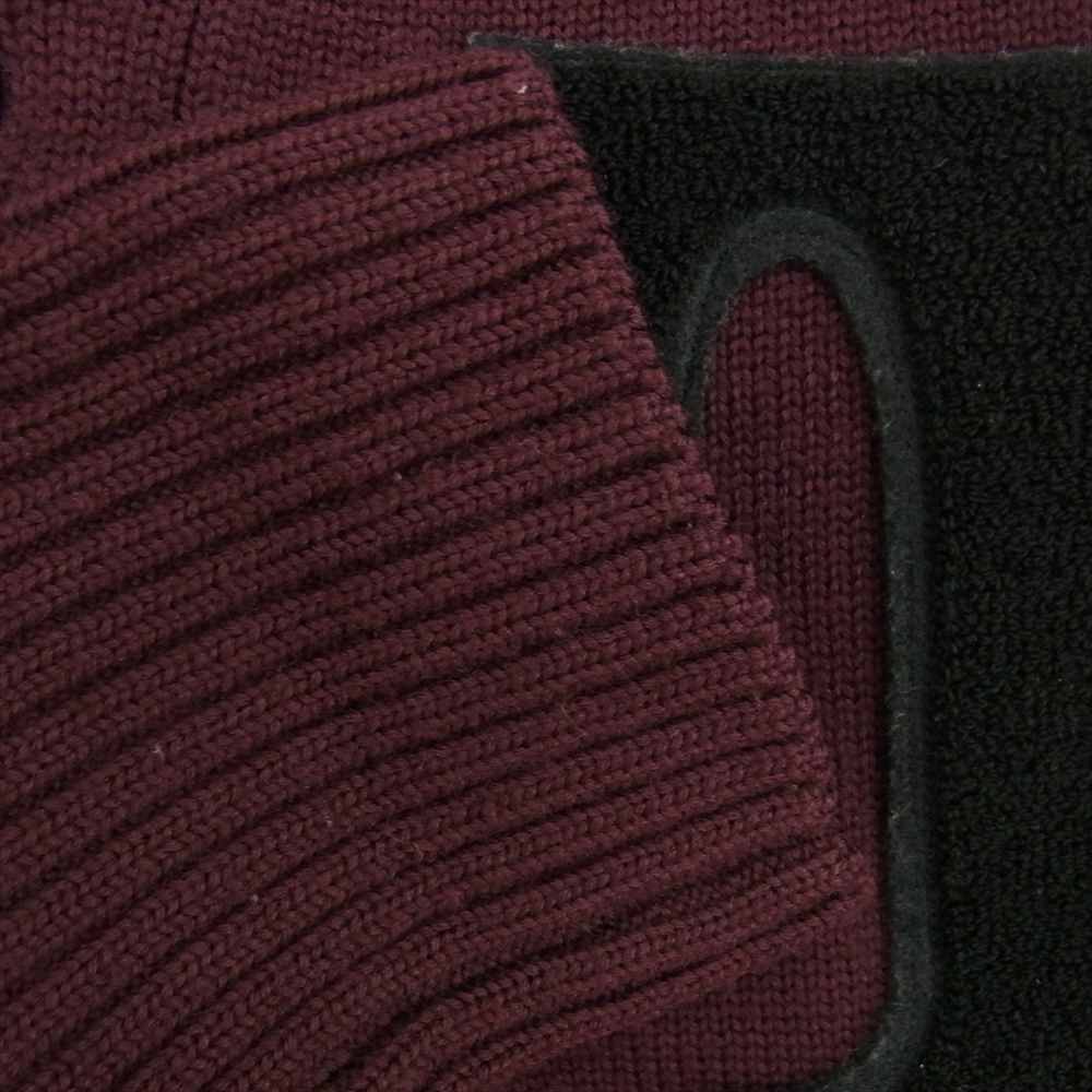 TENDERLOIN テンダーロイン T-VIRCITY CARDIGAN ウール ニット レタード カーディガン パープル系 L【中古】