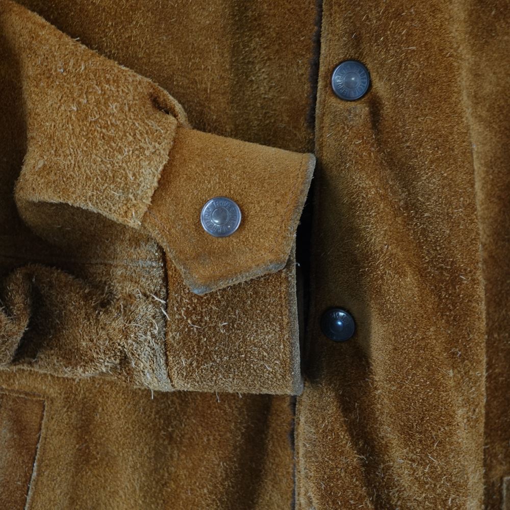 TENDERLOIN テンダーロイン T-SADDLE SUEDE JKT 襟ボア サドル スエード ジャケット ブラウン系【中古】