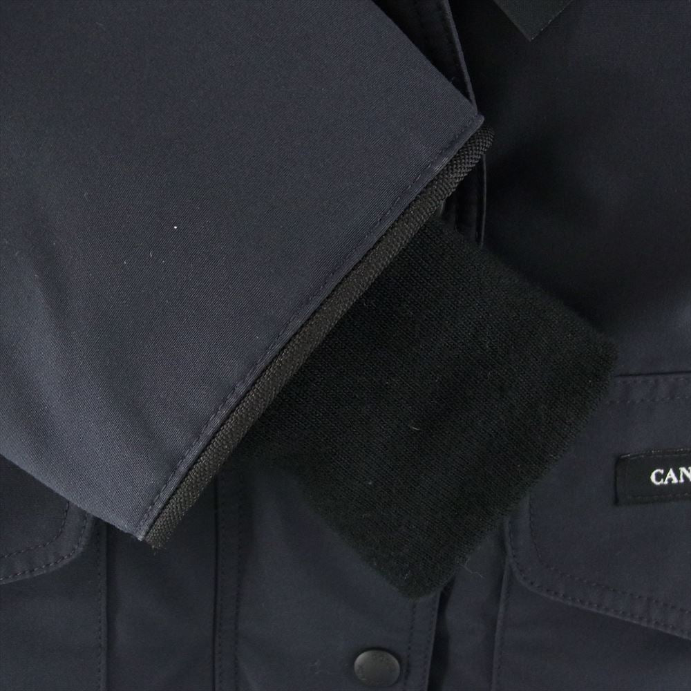 CANADA GOOSE カナダグース 国内正規 サザビーリーグ TRILLIUM PARKA トリリウム パーカ ダウン コート ジャケット ダークネイビー系 S【中古】