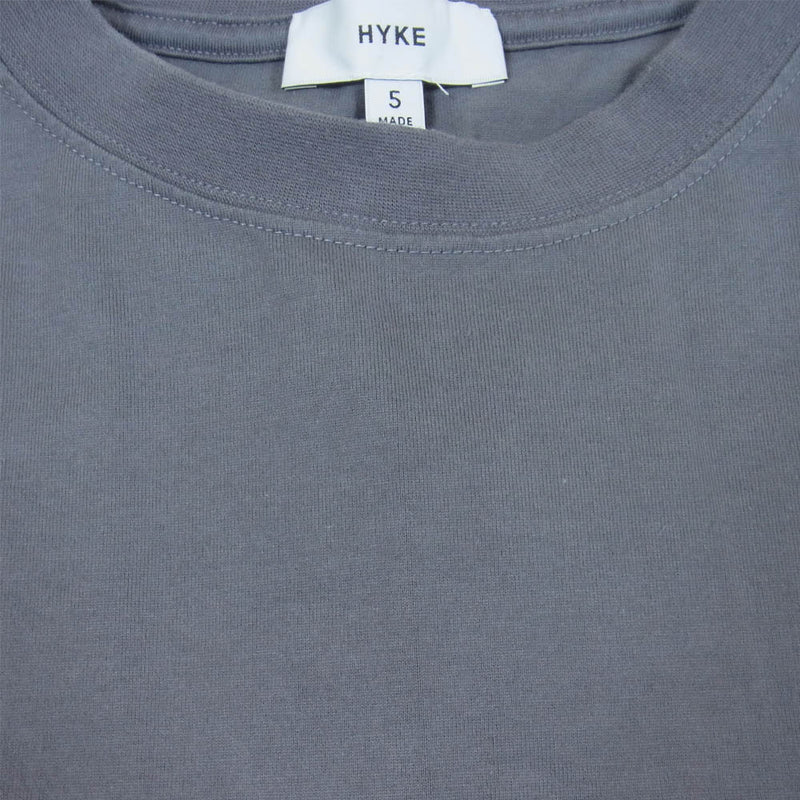 HYKE グレー　Tシャツ