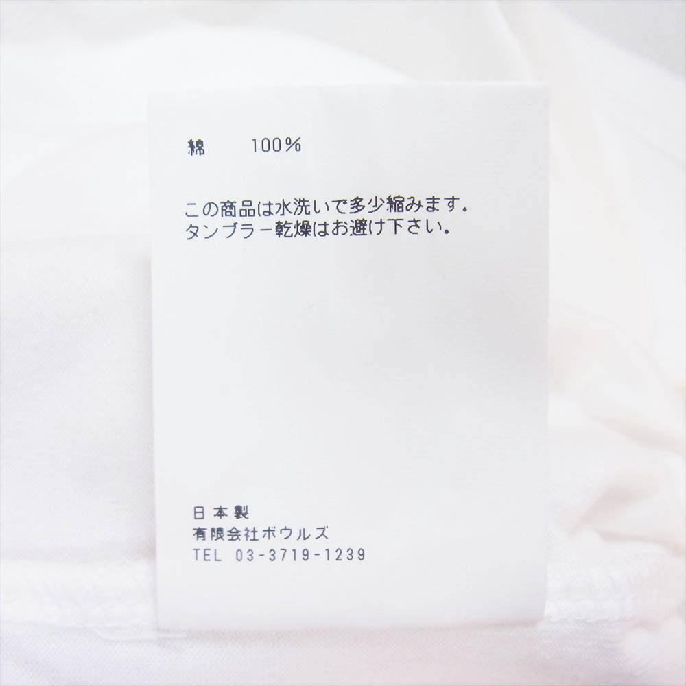 HYKE ハイク ビッグフィット Tシャツ ホワイト ホワイト系 5【中古】