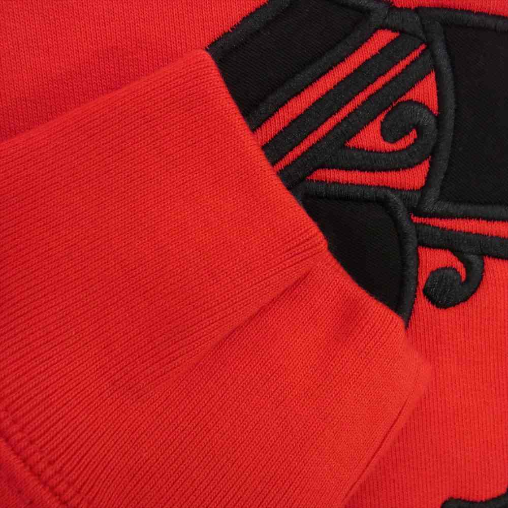 Supreme シュプリーム 21SS Old English Wrap Hooded Sweatshirt オールド イングリッシュ ラップ スウェット パーカー レッド系 M【極上美品】【中古】