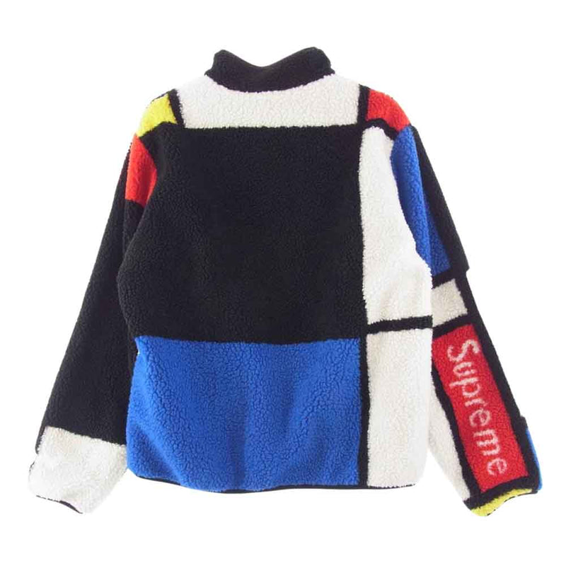 【M】Reversible Colorblocked Fleece Jacket