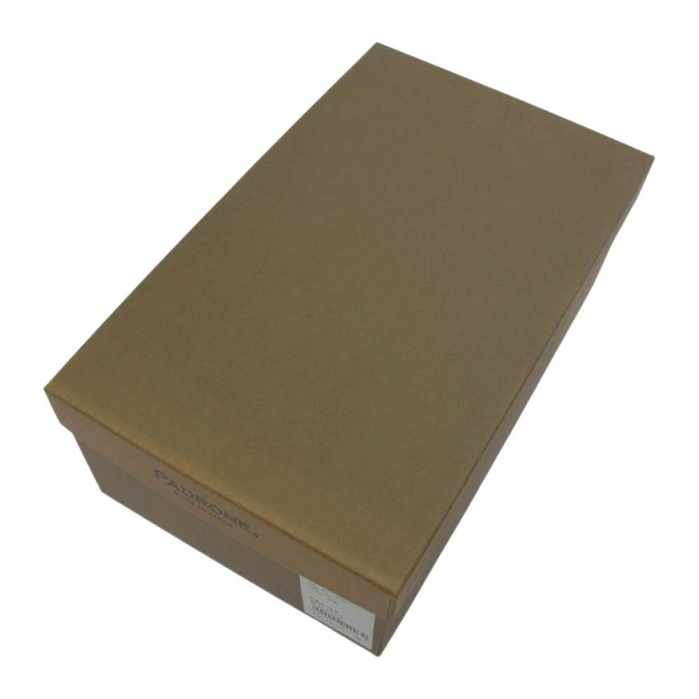 PADRONE パドローネ PU7358-1025-13D BAGGIO バッジオ サイドジップ レースアップ ブーツ ブラック系 41【中古】