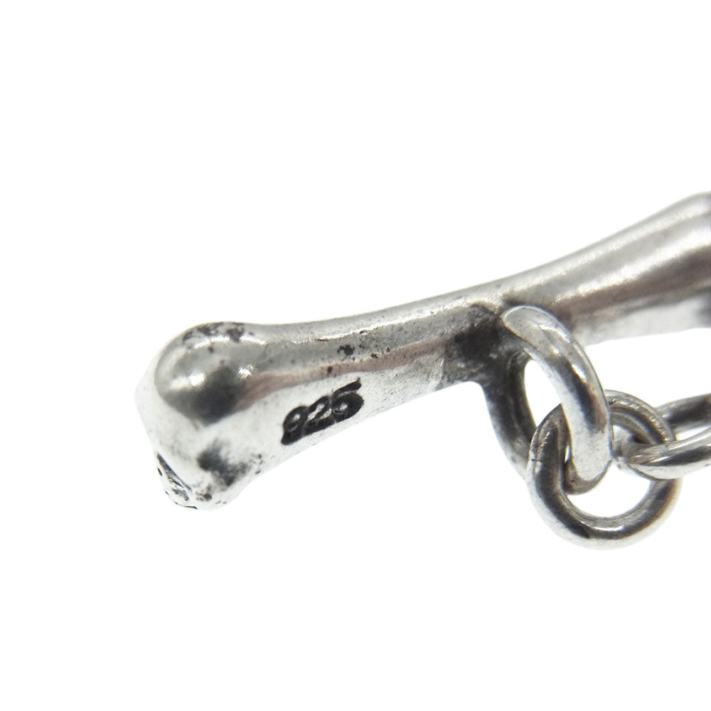 Justin Davis ジャスティンデイビス SBJ126 SKULL DIVINE スカル クラウン ブレスレット シルバー系【中古】