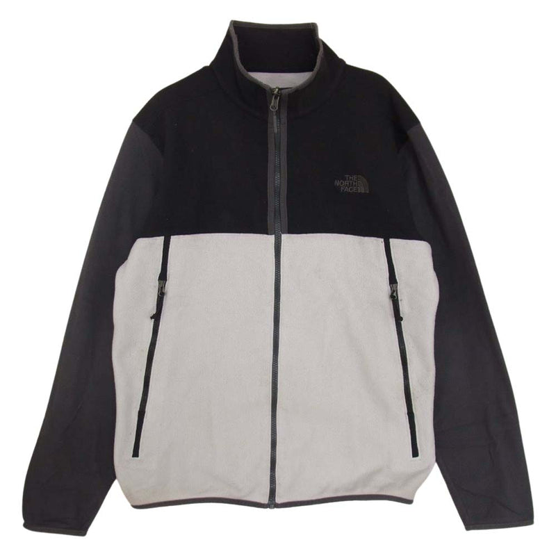 THE NORTH FACE ノースフェイス NF0A3MFV Men's Glacier Alpine Full Zip グレイシャー アルパイン  フルジップ フリース ジャケット オフホワイト系 ブラック系【中古】