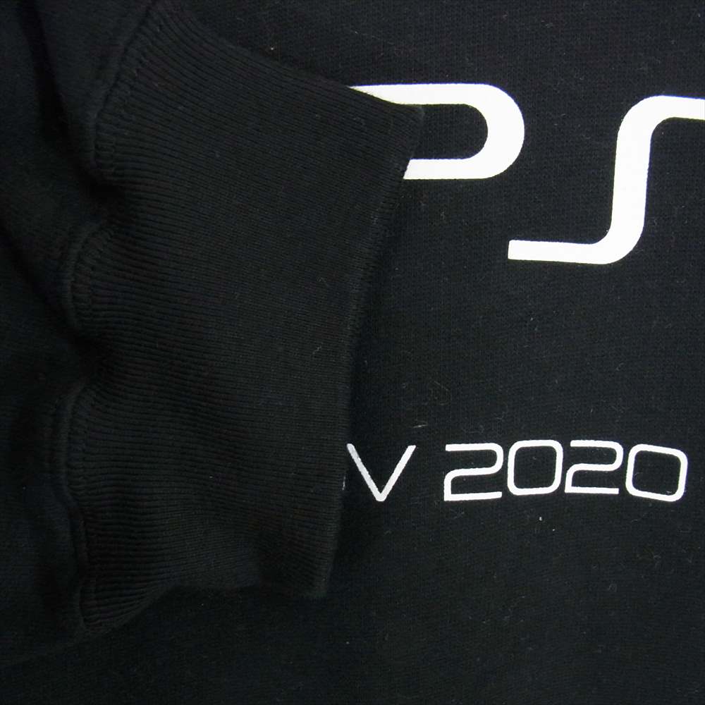 BALENCIAGA バレンシアガ 21AW Playstation Boxy Hoodie プレイステーションボクシーフーディ プルオーバーパーカー フーディー PS5 プリント ブラック ブラック系 XXS【中古】