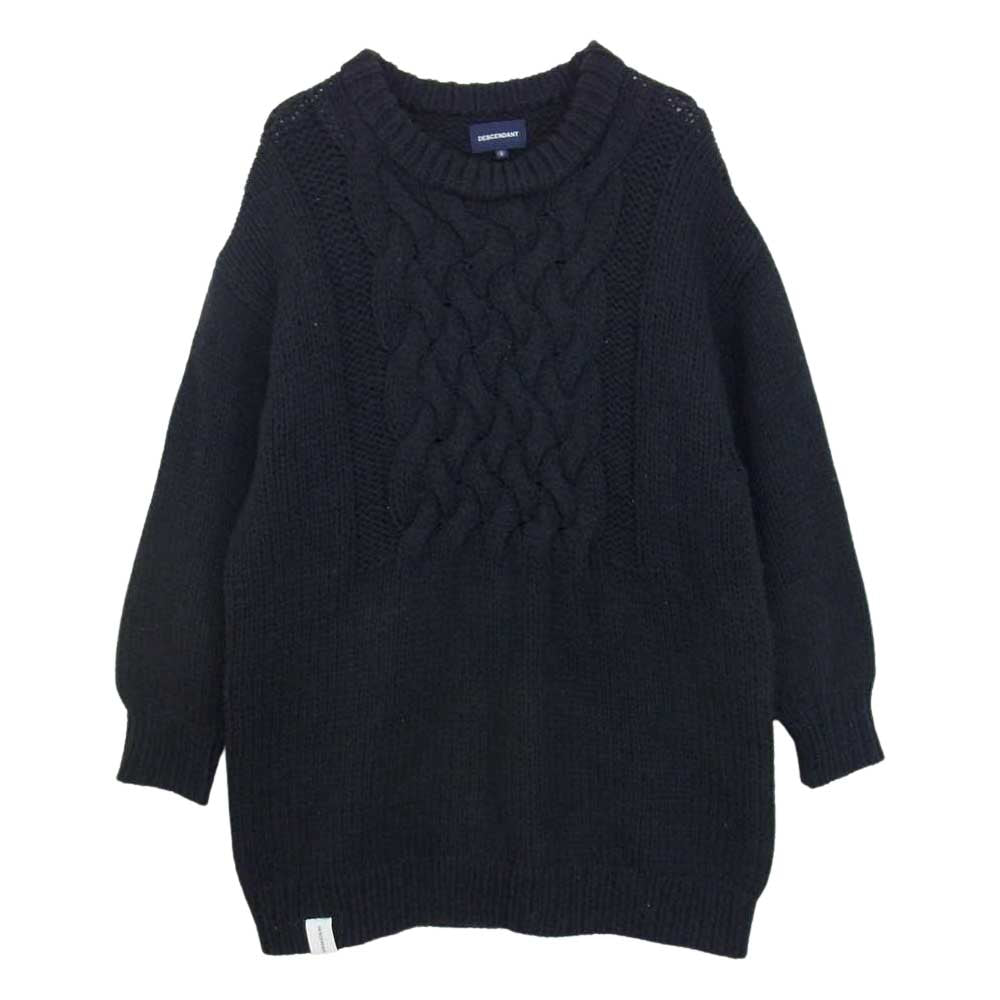 DESCENDANT FADED CABLE KNIT DESCENDANT FADED CABLE KNIT 20AW size3