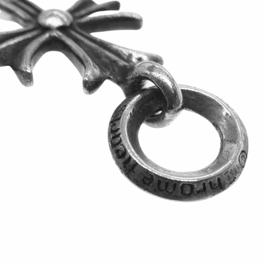 CHROME HEARTS クロムハーツ(原本無) タイニー CHクロス チャーム シルバー系【中古】