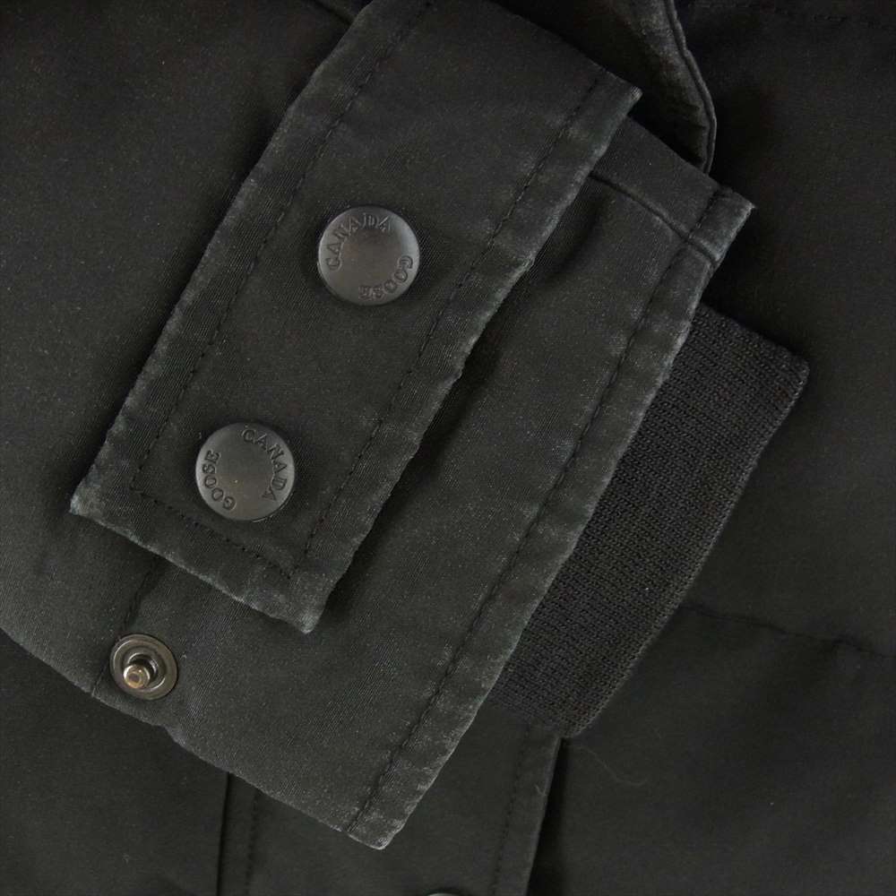 CANADA GOOSE カナダグース 2302JL 国内正規 グリフィンタグ MACKENZIE PARKA マッケンジー パーカー ダウン ジャケット ブラック系 S【中古】